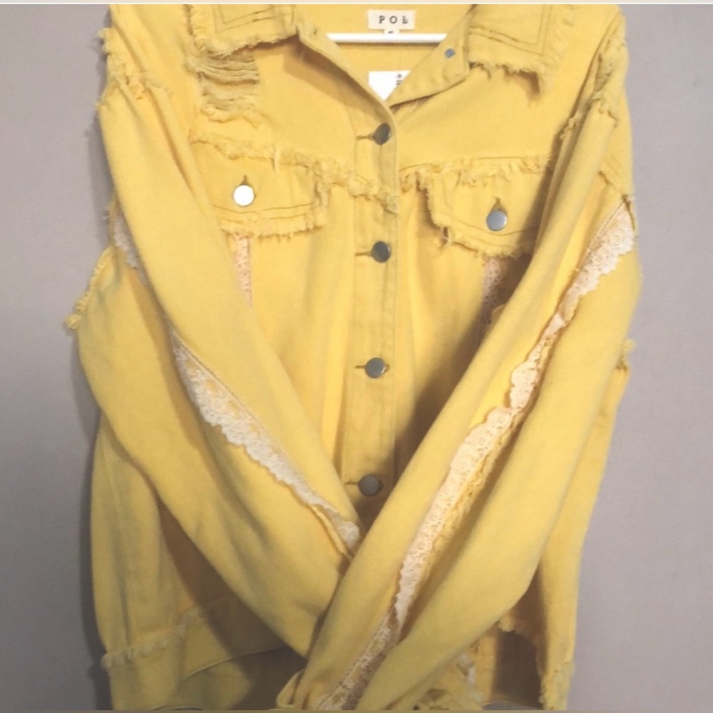 POL Yellow Jean Jacket - Picture 4 of 5